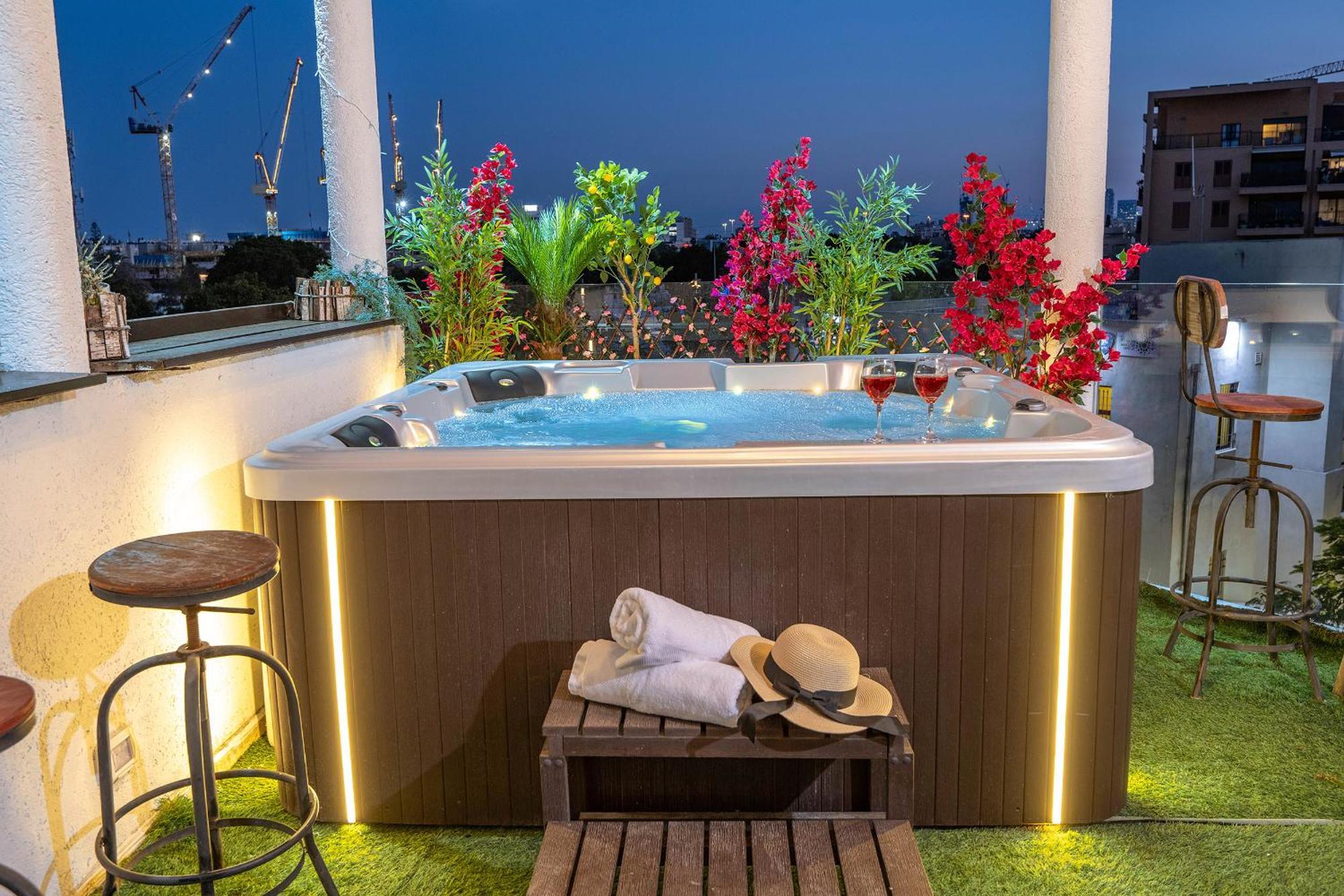 Luxurious Penthouse In Tel Aviv With Pool Apartment ห้อง รูปภาพ